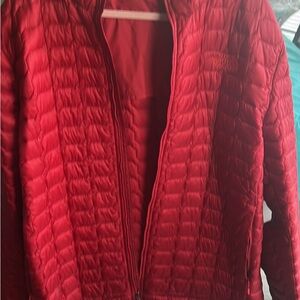 SOLD The North Face Women's Quilted Red Puffer Jacket SOLD